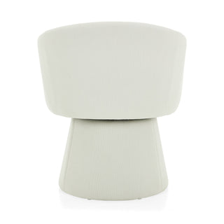 Modern Swivel Accent Chair With Ergonomic Barrel Design