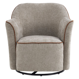 360° Swivel Accent Chair With Flared Arms