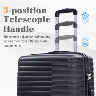 4 Piece Luggage Set, Combination Lock