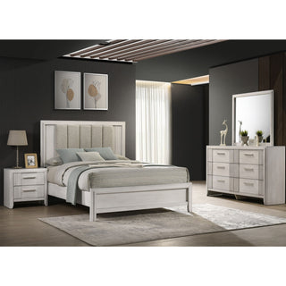 6 Drawer Storage Dresser Furniture - Antique White