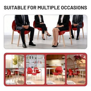 4 Piece Set Of Single Chairs With Long Table