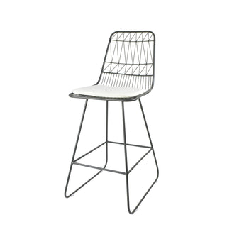 Yearning - Iron Counter Stool With Water Resistant Cushion