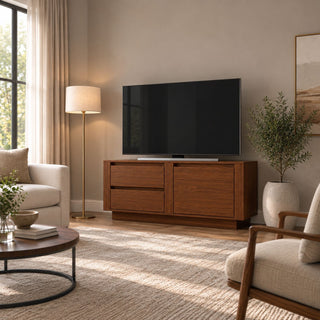 TV Stand For TVs Up To 50" With 1 Door And 2 Drawers