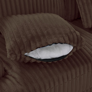 U - Sectional Sofa With Chaise Lounge, Oversized Living Room Couch