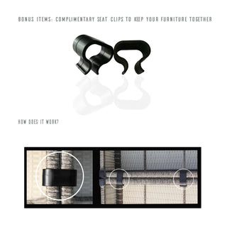 Modern Patio Wicker Loveseat With Cushions