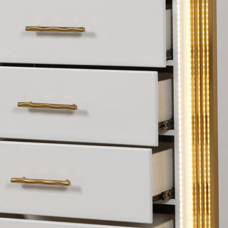 Obsession - 5 Drawer Chest - White