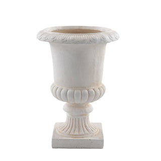 Roman Urn Planter Pot For Indoor / Outdoor - Beige White