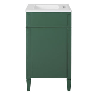 Bathroom Vanity With 2 Doors And Tip Out Drawer, Soft Closing Hinges