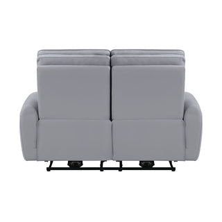 Jeromie - Power Motion Loveseat With USB Port - Gray
