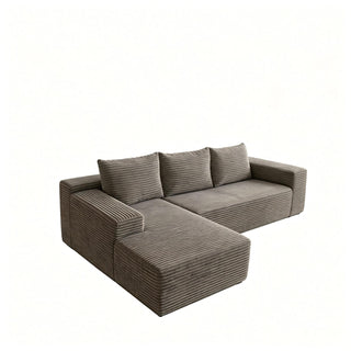 Modern L-Shaped Sectional Sofa With Left Facing Chaise