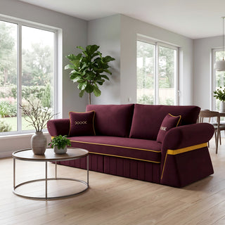 3 Seater Sofa & Pocket Coils And Foam Cushion