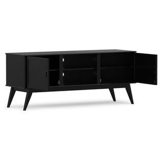 Draper - Handcrafted Mid Century Low TV Media Stand