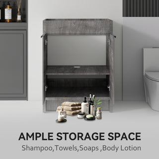 Freestanding Bathroom Vanity Cabinet With Soft Close Doors, Cabinet Only
