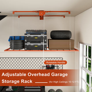 Overhead Garage Storage Rack For Ceilings