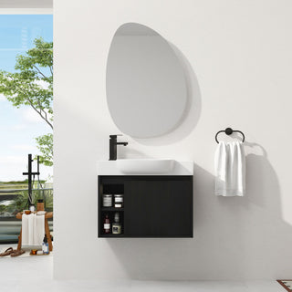 Freestanding Bathroom Vanity With Sink, Soft Close Door