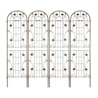 Metal Garden Trellis Rustproof Trellis For Climbing Plant Outdoor Flower Support