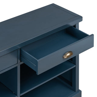 Console Table With 2 Drawers And Open Shelves