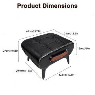 Minimalist Footstool With Hidden Storage