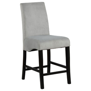 Upholstered Counter Stools (Set of 2) - Gray