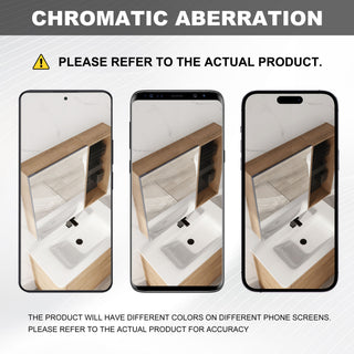 Wall Mounted Bathroom Mirror Cabinet & Adjustable Shelves - Imitative Oak