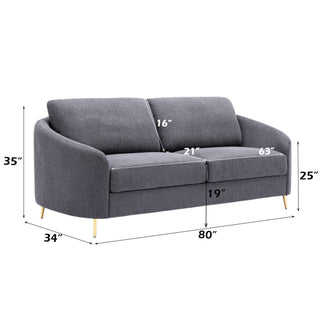 Sofa - Gray - Linen