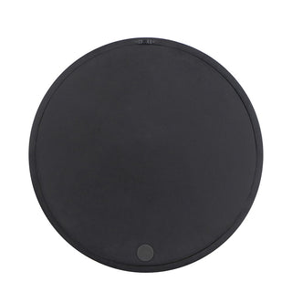 Circle Wall Mirror With Wooden Frame, Wall Mirror For Living Room