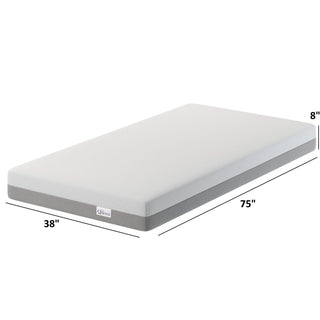 8" Memory Foam Mattress With Adaptive Foam Support And Breathable Cover
