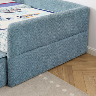 Safe Kids Bed With Guardrails And Storage