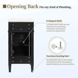 French Style Bathroom Vanity With Sink
