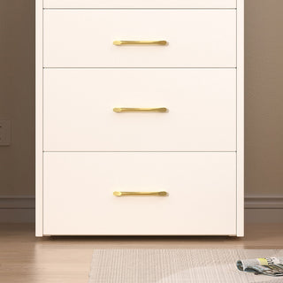 Compact 3 In 1 Vanity Desk With Open Top Mirror, Glass Desktop, 5 Height - White