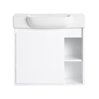 Wall Mounted Bathroom Vanity With Sink & Soft Close Door