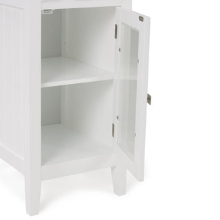 Acadian - Bath Storage Tower - Pure White