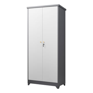 Outdoor Cabinet, Large Capacity Storage Vertical Tall Design With Shelves And Secure Lock