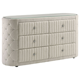 Santiago - 6 Drawer Dresser - Ivory