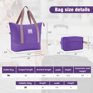 Softside Luggage Expandable Set With Duffel Bag Upright Spinner