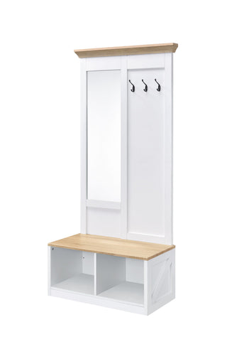 Melati - Hall Tree - Light Oak / White