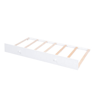 Daybed With Storage Arms, Trundle And Charging Station