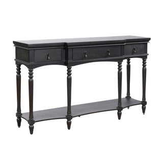 Retro Console Table With 3 Soft Close Drawers