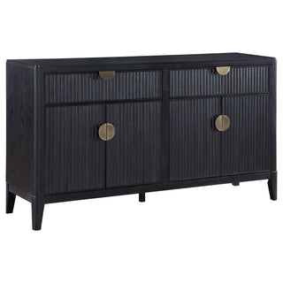 Mason - 2 Drawer Sideboard Storage Furniture - Black