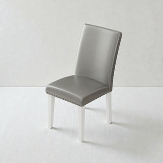 Upholstered Dining Chair With High Back Design (Set of 2)