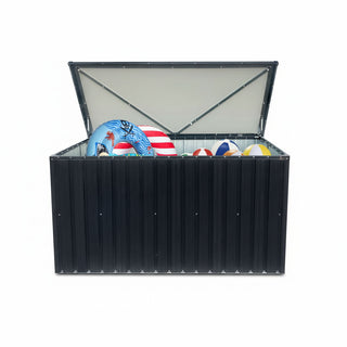 Out Door Metal Storage Box Store Medium - Black