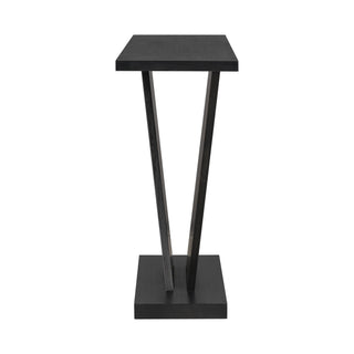 Console Table With V Shape Base, Sculptural Entryway Accent