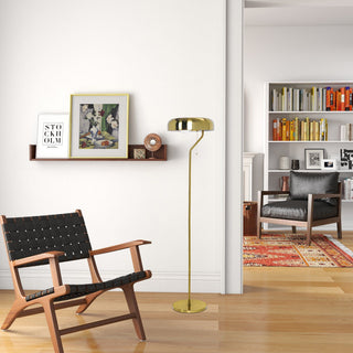 Spectra - Tall Corner Floor Lamp For Living Room - Gold