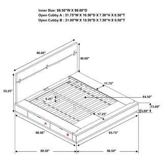 Mallory - Platform Bed