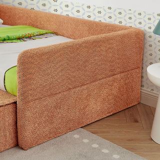 Safe Kids Bed With Guardrails And Storage