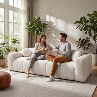 Extra Large Compression Sofa, Cloud Puff Couch For Living Room