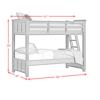 Hampton Kids - Bunk Bed With Ladder