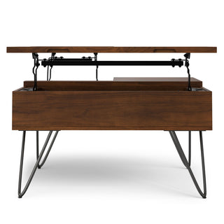 Hunter - Square Lift Top Coffee Table - Walnut
