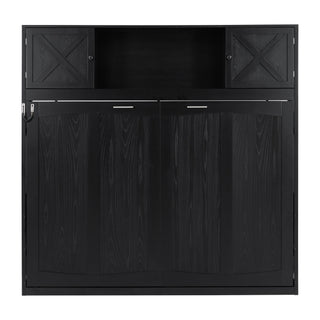 Murphy Bed With Storage Cabinets