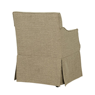 London - Upholstered Skirted Dining Arm Chair